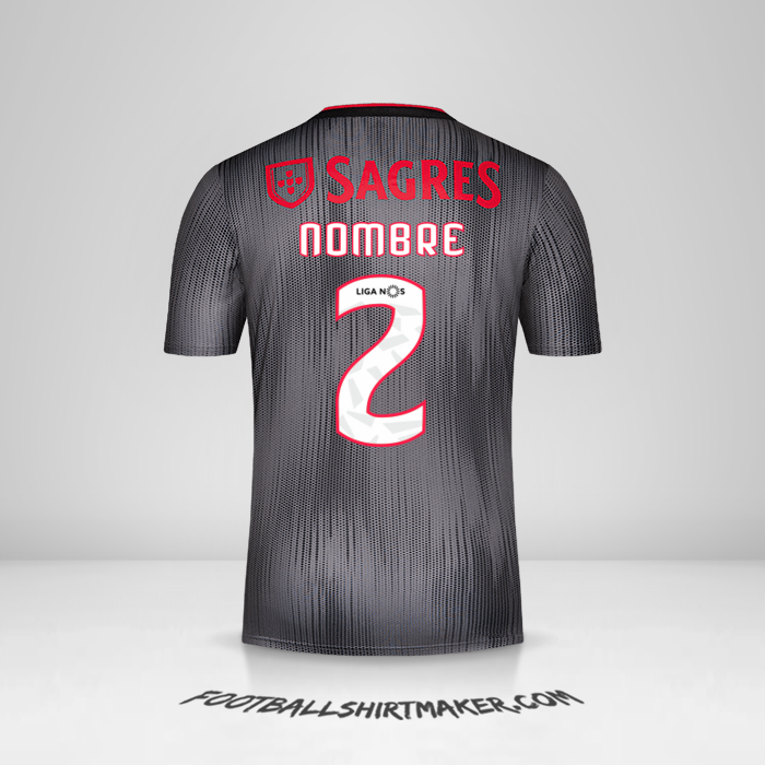 Camiseta SL Benfica 2019/20 Visita -  nombre - 2