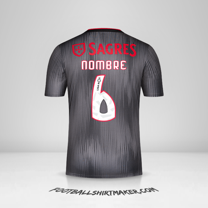 Camiseta SL Benfica 2019/20 Visita -  nombre - 6