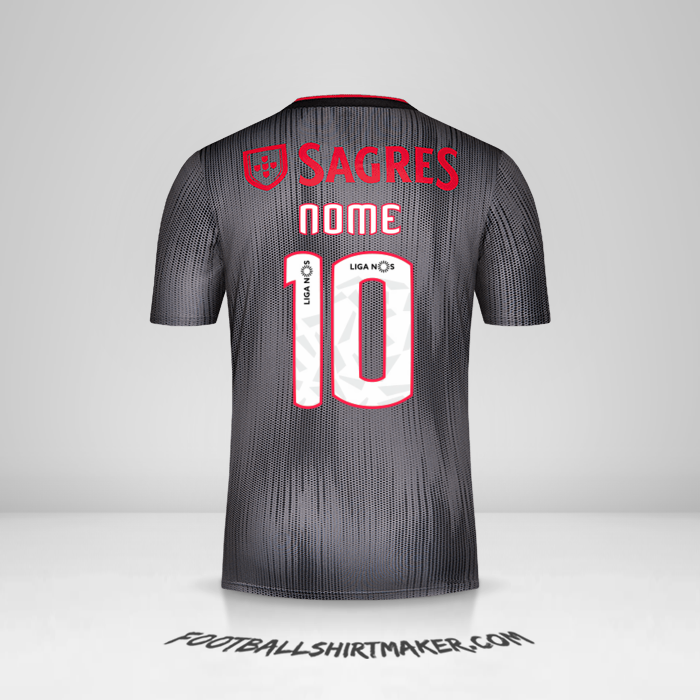 Camisa SL Benfica 2019/20 Alternativa -  nome - 10