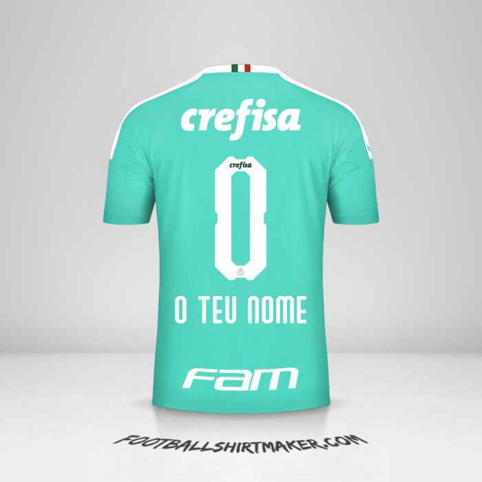 Camisola Palmeiras 2019 III -  o teu nome - 0