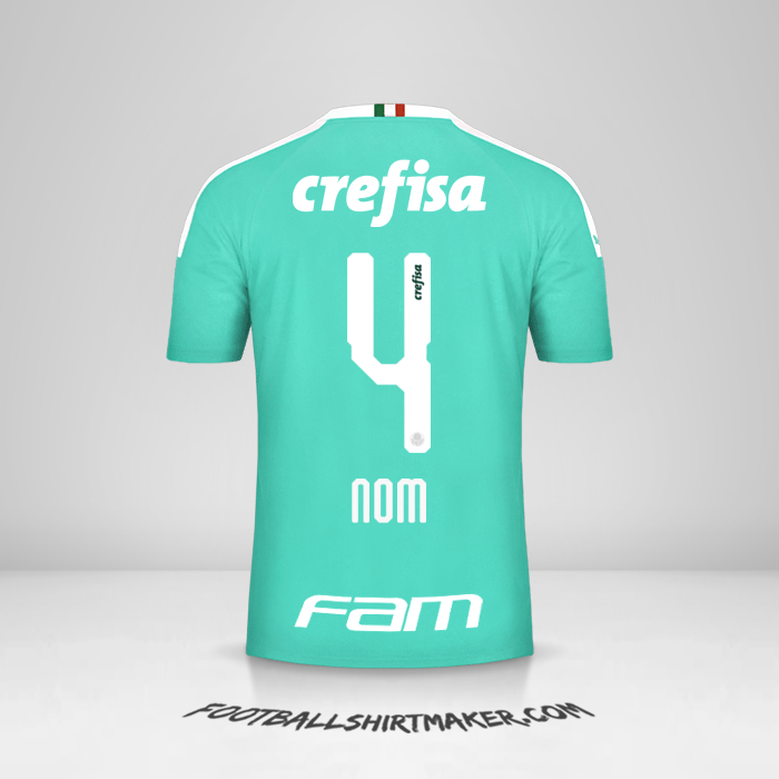 Maillot Palmeiras 2019 Troisième -  nom - 4