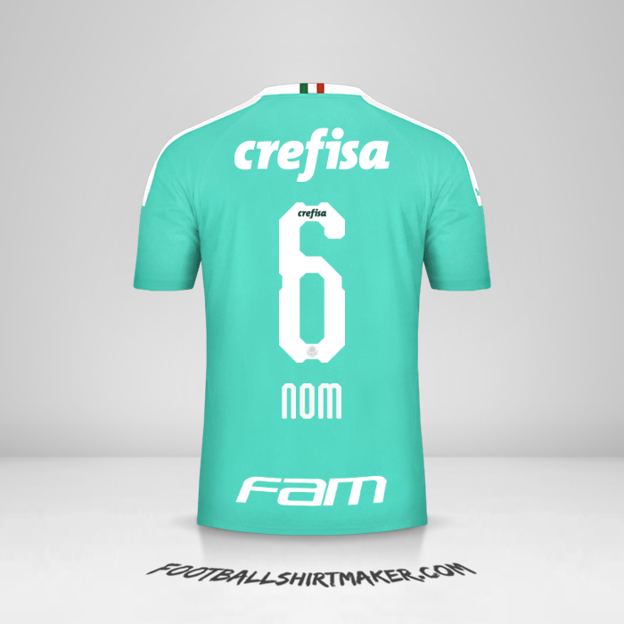 Maillot Palmeiras 2019 Troisième -  nom - 6