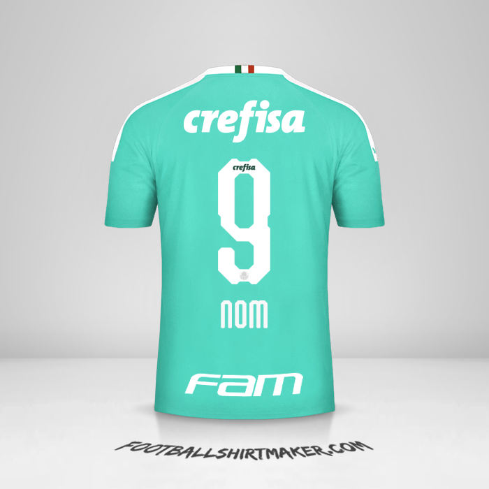 Maillot Palmeiras 2019 Troisième -  nom - 9