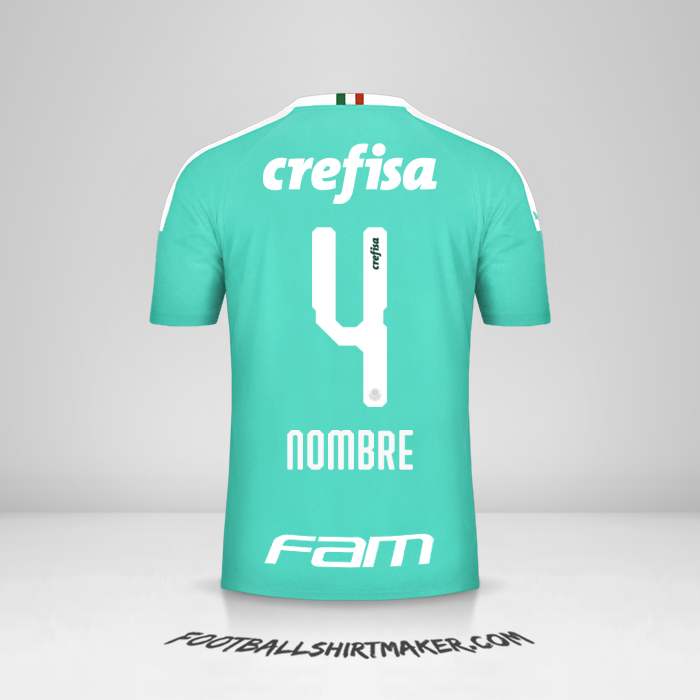 Camiseta Palmeiras 2019 Tercera -  nombre - 4