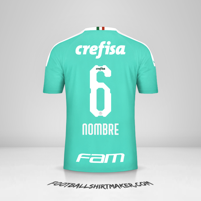 Camiseta Palmeiras 2019 Tercera -  nombre - 6