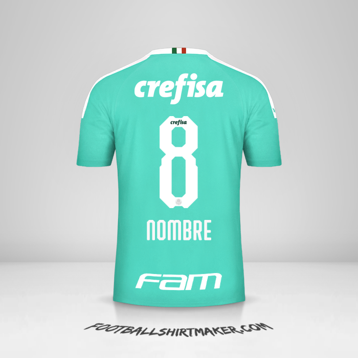 Jersey Palmeiras 2019 Tercera -  nombre - 8