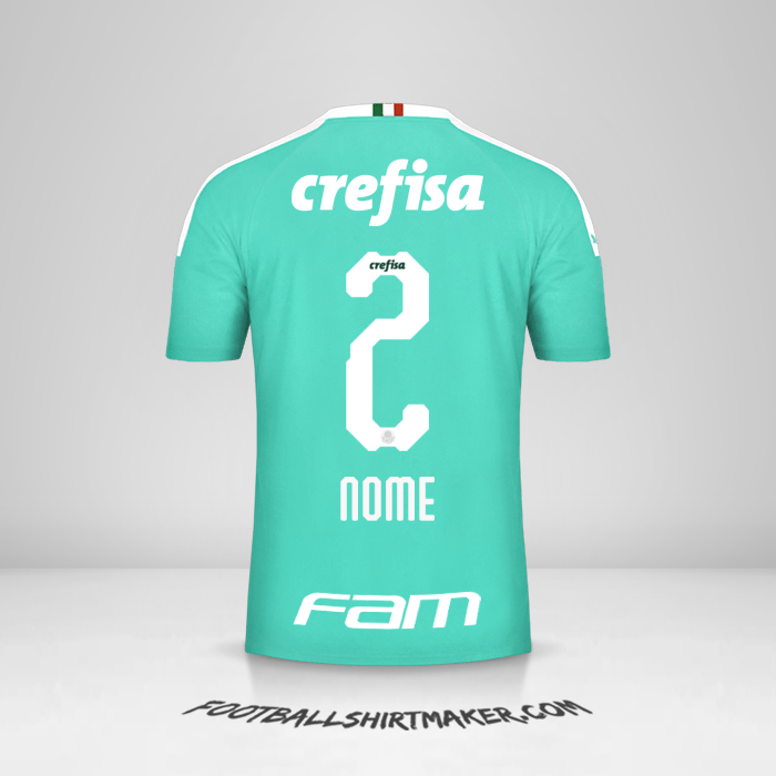 Camisa Palmeiras 2019 Terceira -  nome - 2