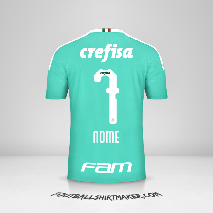 Camisa Palmeiras 2019 Terceira -  nome - 7