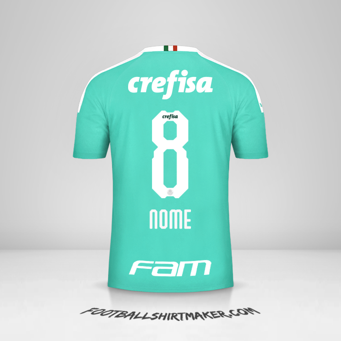 Camisola Palmeiras 2019 Terceira -  nome - 8