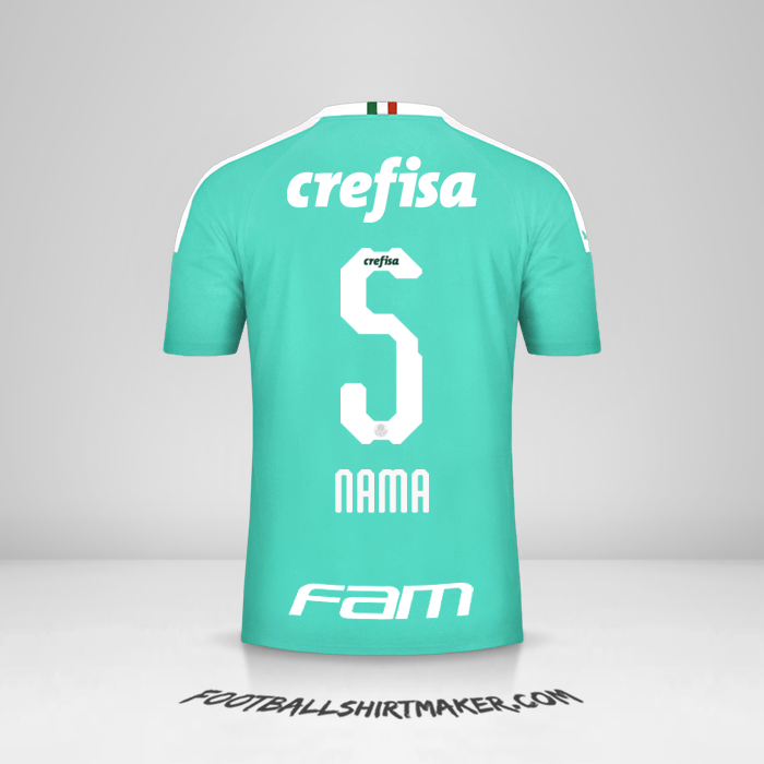 Jersey Palmeiras 2019 Ketiga -  nama - 5