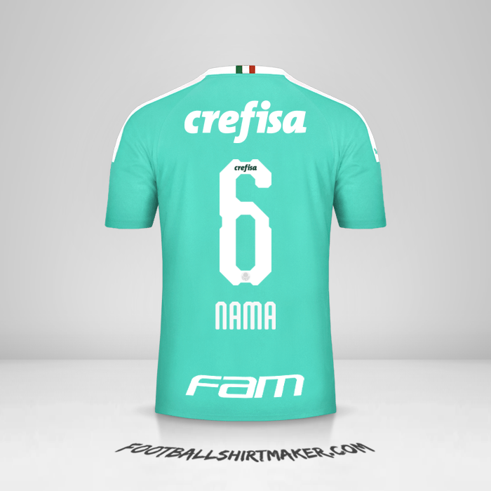 Jersey Palmeiras 2019 Ketiga -  nama - 6