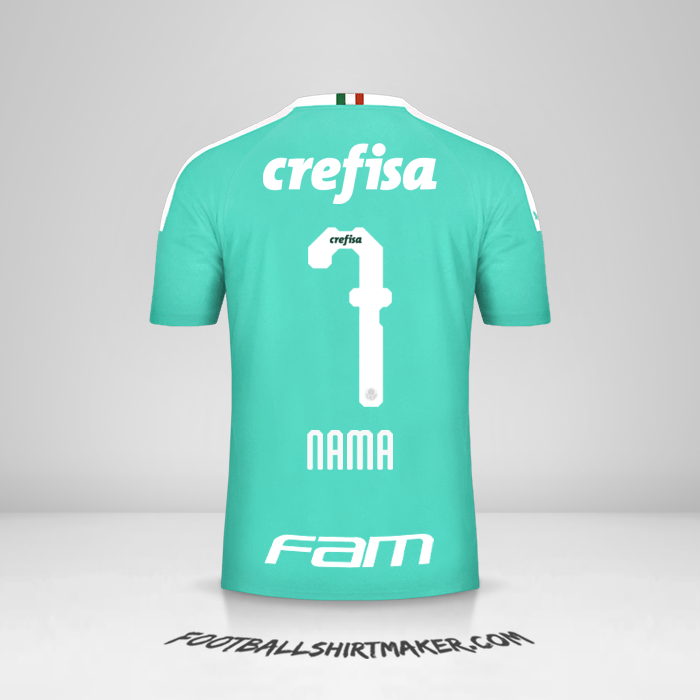Jersey Palmeiras 2019 Ketiga -  nama - 7