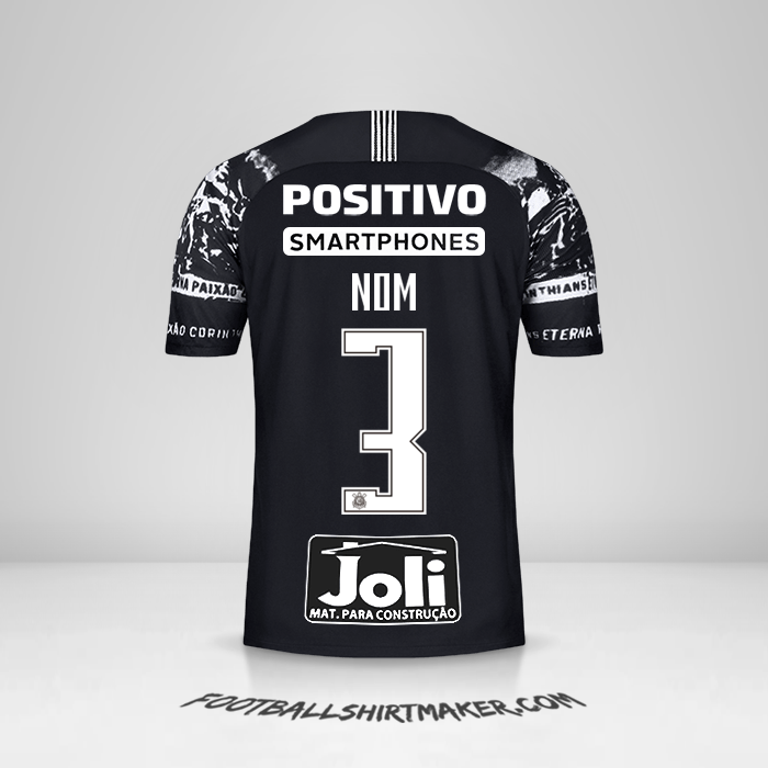 Maillot Corinthians 2019/20 Troisième -  nom - 3