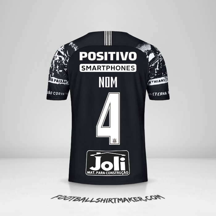 Maillot Corinthians 2019/20 Troisième -  nom - 4