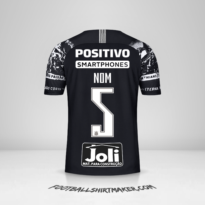 Maillot Corinthians 2019/20 Troisième -  nom - 5
