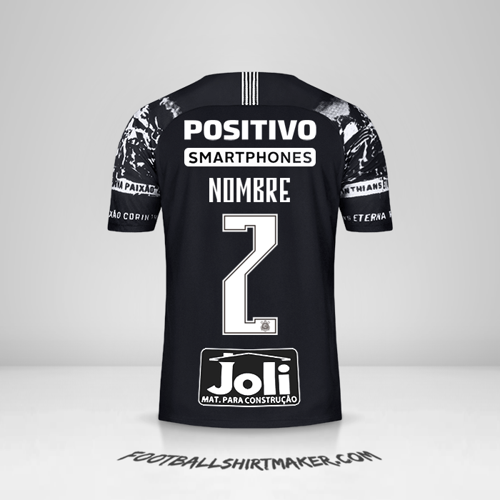 Camiseta Corinthians 2019/20 Tercera -  nombre - 2