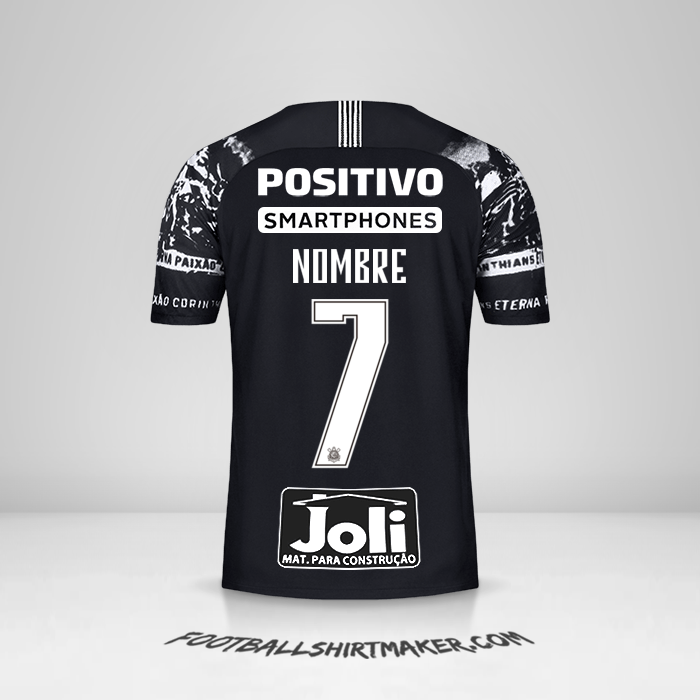 Camiseta Corinthians 2019/20 Tercera -  nombre - 7