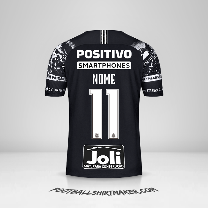Camisola Corinthians 2019/20 Terceira -  nome - 11