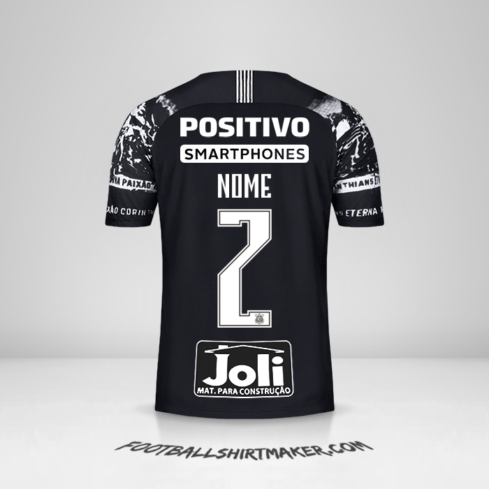Camisa Corinthians 2019/20 Terceira -  nome - 2