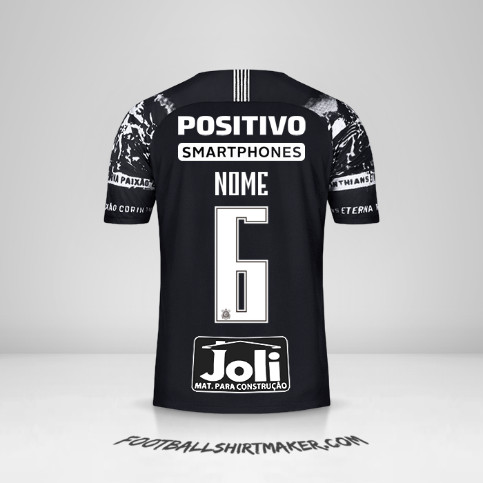 Camisa Corinthians 2019/20 Terceira -  nome - 6