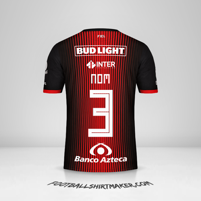 Maillot Atlas 2019/20 -  nom - 3