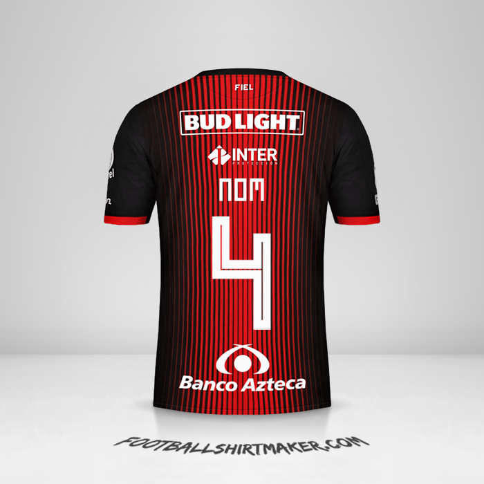 Maillot Atlas 2019/20 -  nom - 4