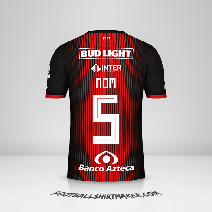 Maillot Atlas 2019/20 -  nom - 5