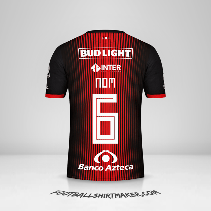 Maillot Atlas 2019/20 -  nom - 6