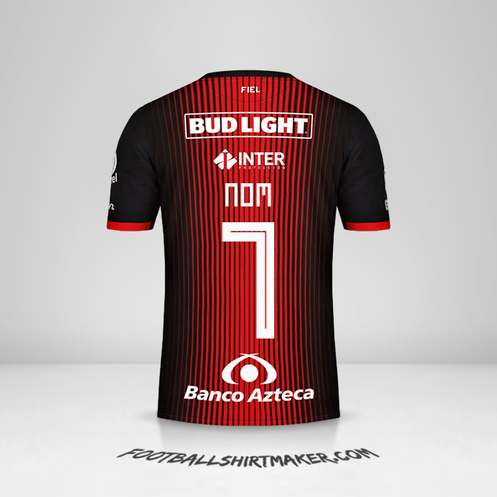 Maillot Atlas 2019/20 -  nom - 7