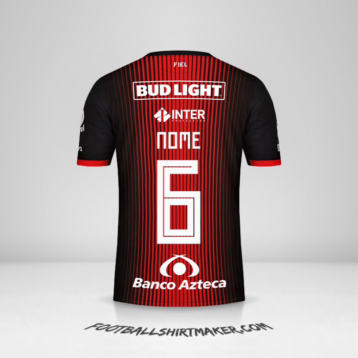Camisola Atlas 2019/20 -  nome - 6