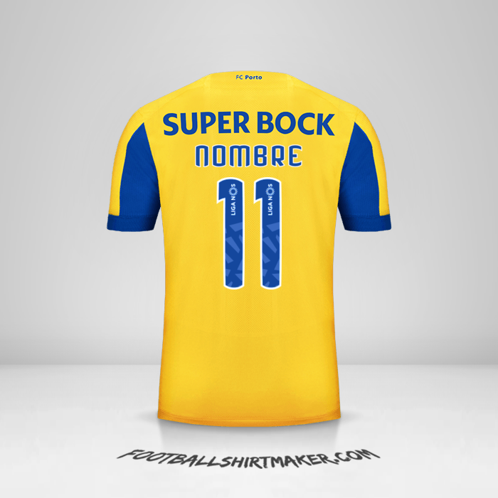 Jersey FC Porto 2019/20 Visita -  nombre - 11