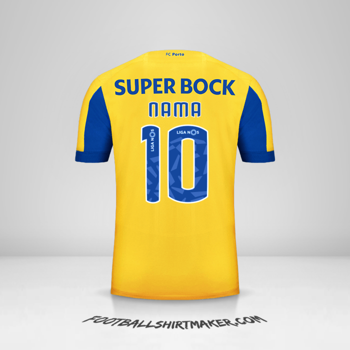 Jersey FC Porto 2019/20 Alternatif -  nama - 10