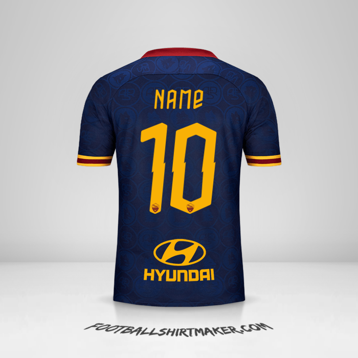 Shirt AS Roma 2019/20 Third -  name - 10