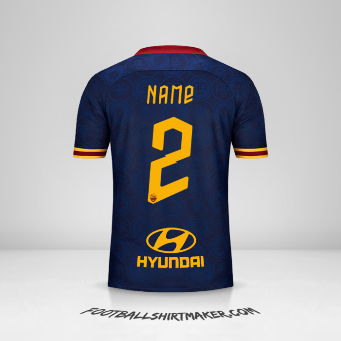 Shirt AS Roma 2019/20 Third -  name - 2