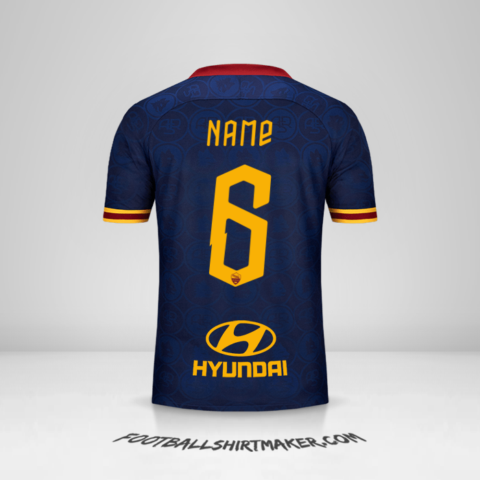 Shirt AS Roma 2019/20 Third -  name - 6