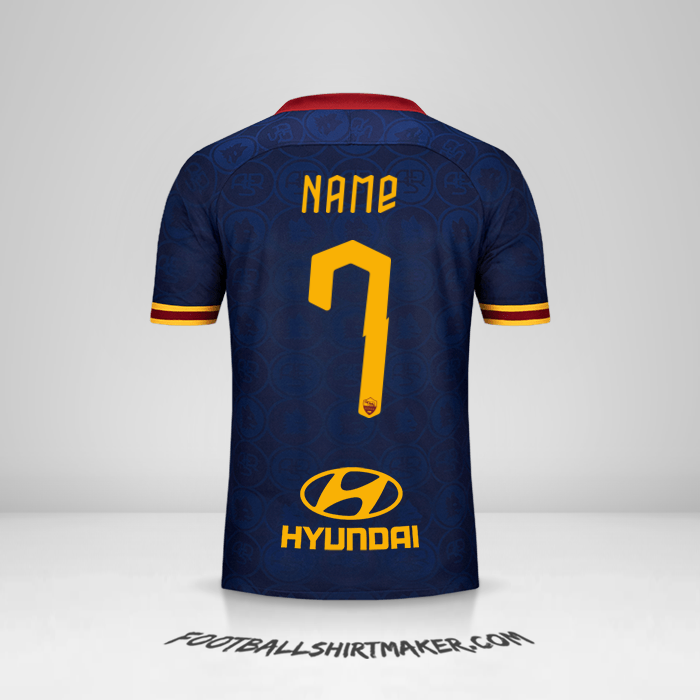 Jersey AS Roma 2019/20 Third -  name - 7