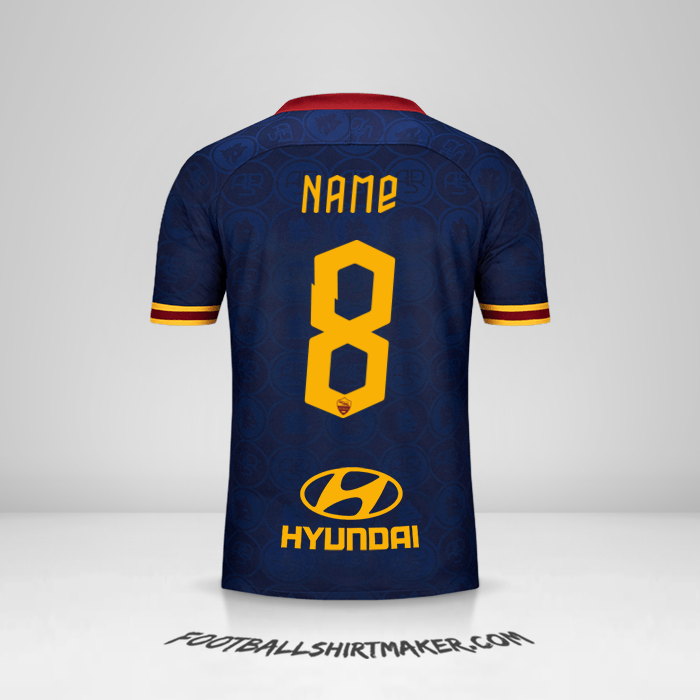 Jersey AS Roma 2019/20 Third -  name - 8