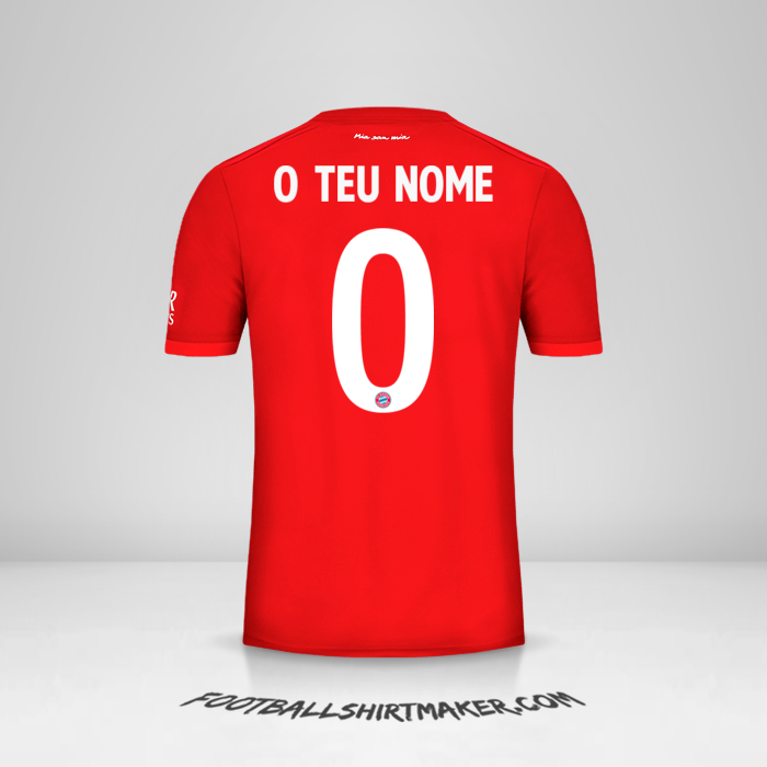 Camisola FC Bayern Munchen Cup 2019/20 -  o teu nome - 0