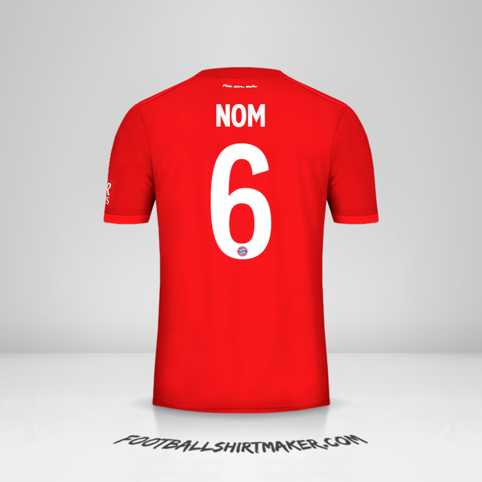 Maillot FC Bayern Munchen Cup 2019/20 -  nom - 6