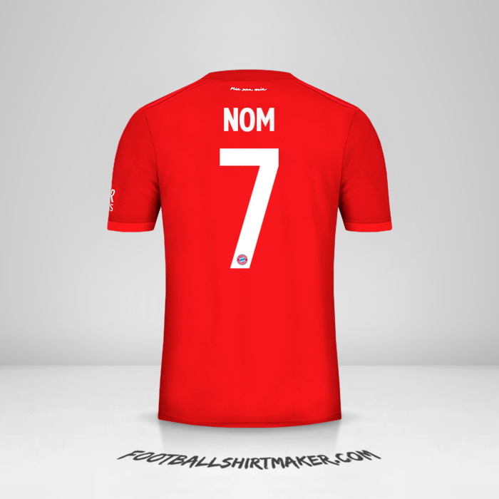 Maillot FC Bayern Munchen Cup 2019/20 -  nom - 7