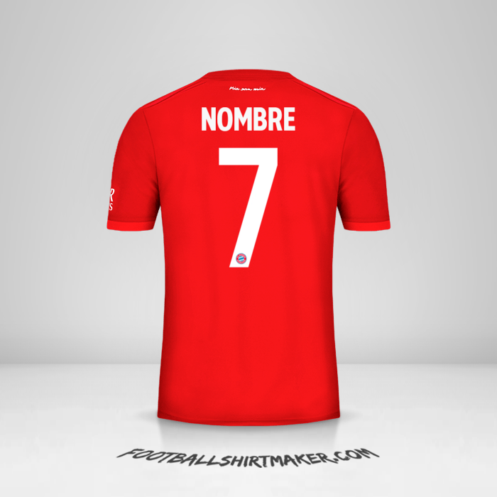 Jersey FC Bayern Munchen Cup 2019/20 -  nombre - 7