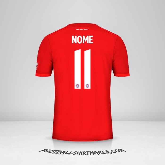 Camisola FC Bayern Munchen Cup 2019/20 -  nome - 11