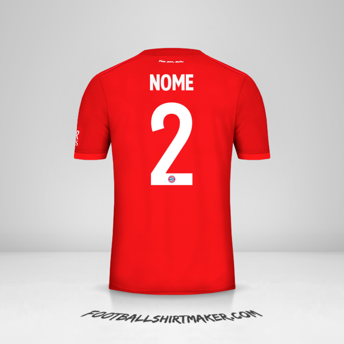 Maglia FC Bayern Munchen Cup 2019/20 -  nome - 2