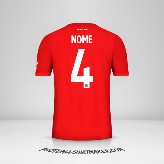 Camisola FC Bayern Munchen Cup 2019/20 -  nome - 4