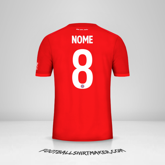 Camisa FC Bayern Munchen Cup 2019/20 -  nome - 8