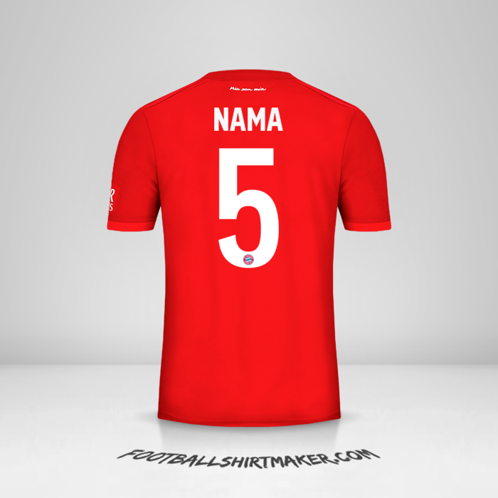 Jersey FC Bayern Munchen Cup 2019/20 -  nama - 5