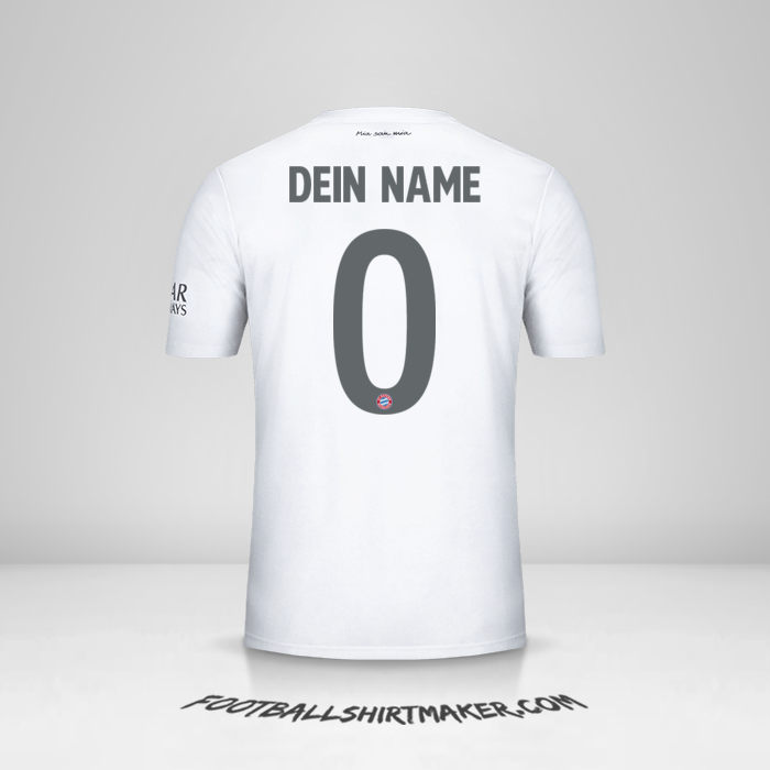Trikot FC Bayern Munchen Cup 2019/20 II -  dein name - 0