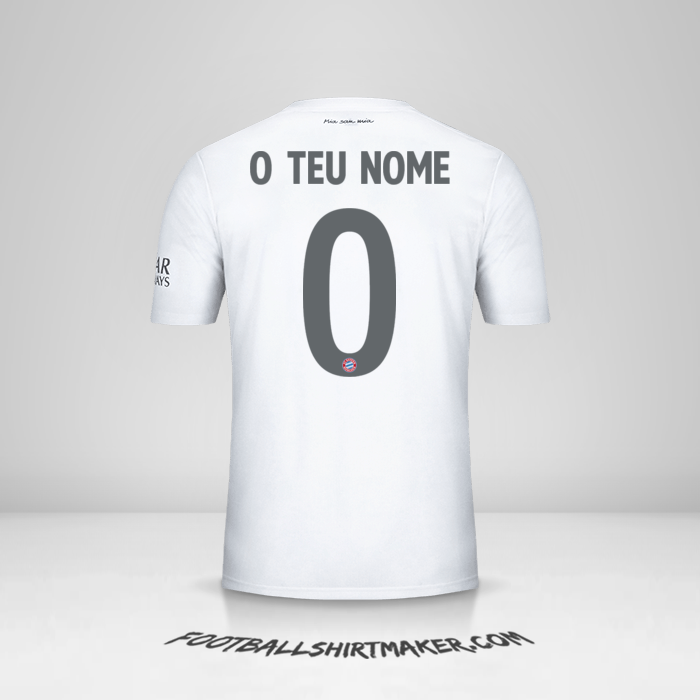 Camisola FC Bayern Munchen Cup 2019/20 II -  o teu nome - 0