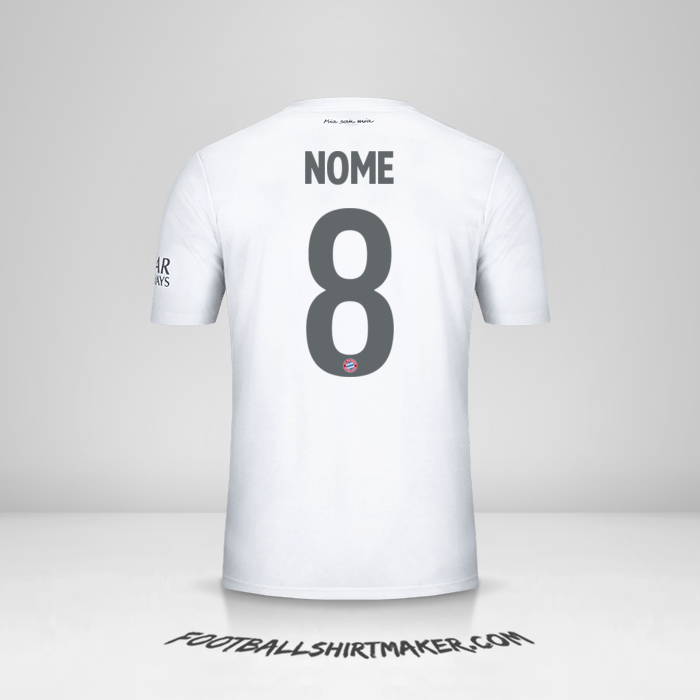 Camisola FC Bayern Munchen Cup 2019/20 Alternativa -  nome - 8