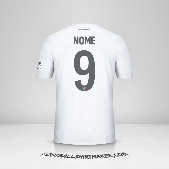 Camisa FC Bayern Munchen Cup 2019/20 Alternativa -  nome - 9
